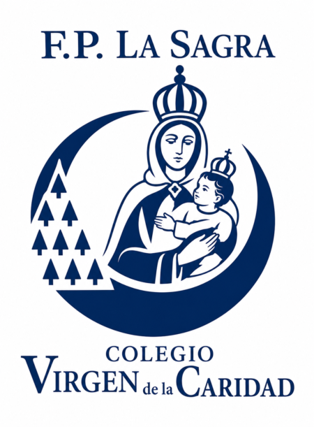 logotipo fp la sagra colegio virgen de la caridad