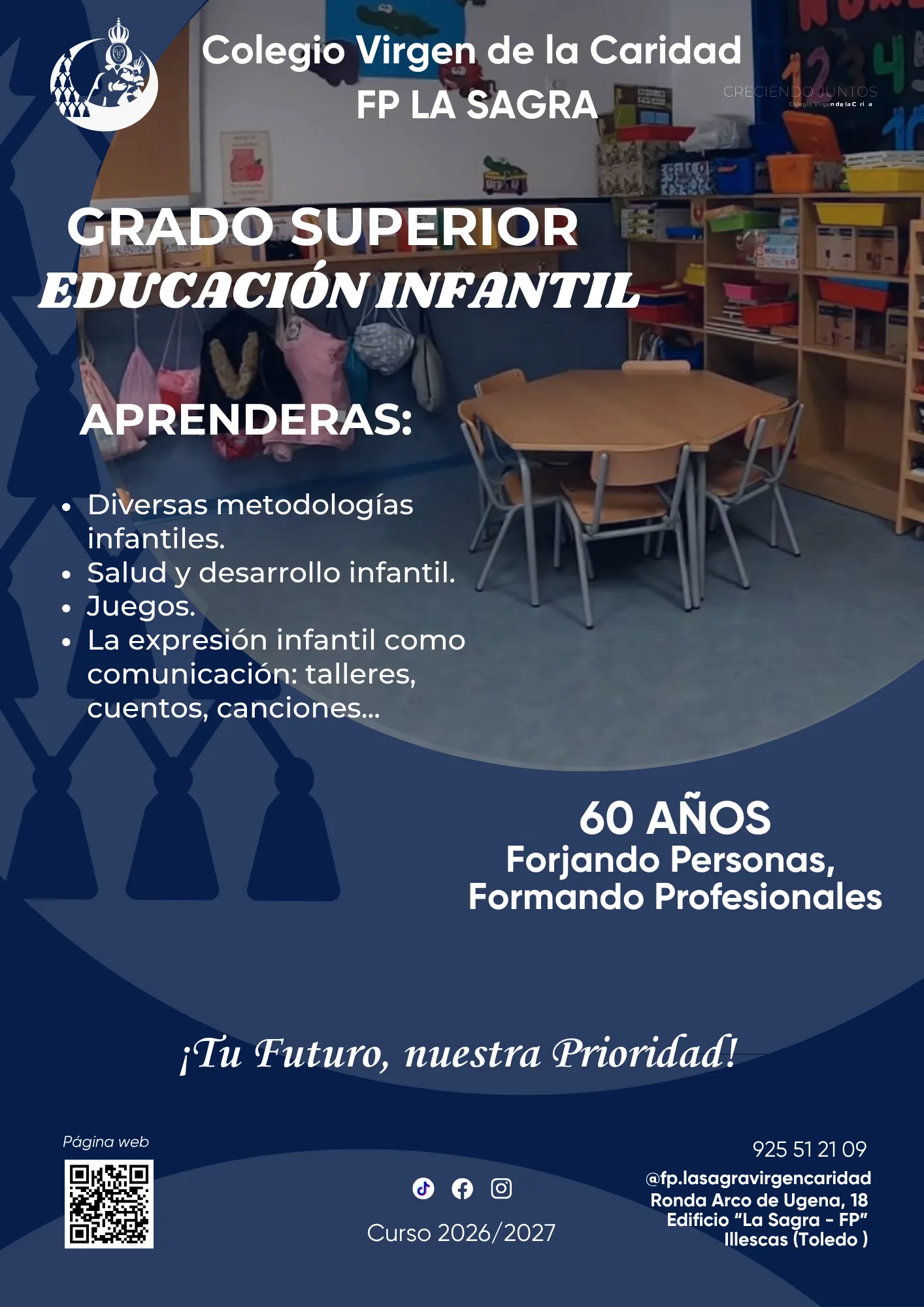 Grado Superior en Educación Infantil · FP La Sagra Virgen de la Caridad