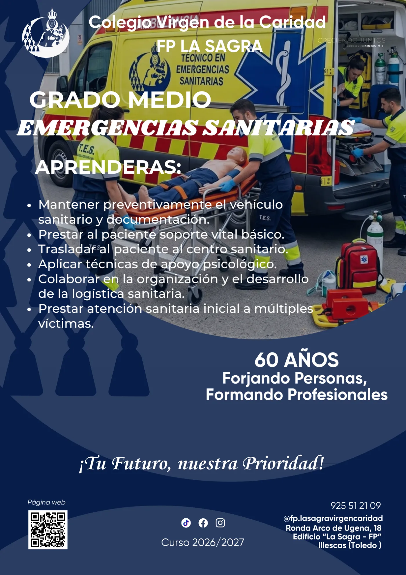Grado Medio Emergencias Sanitarias · FP La Sagra Virgen de la Caridad