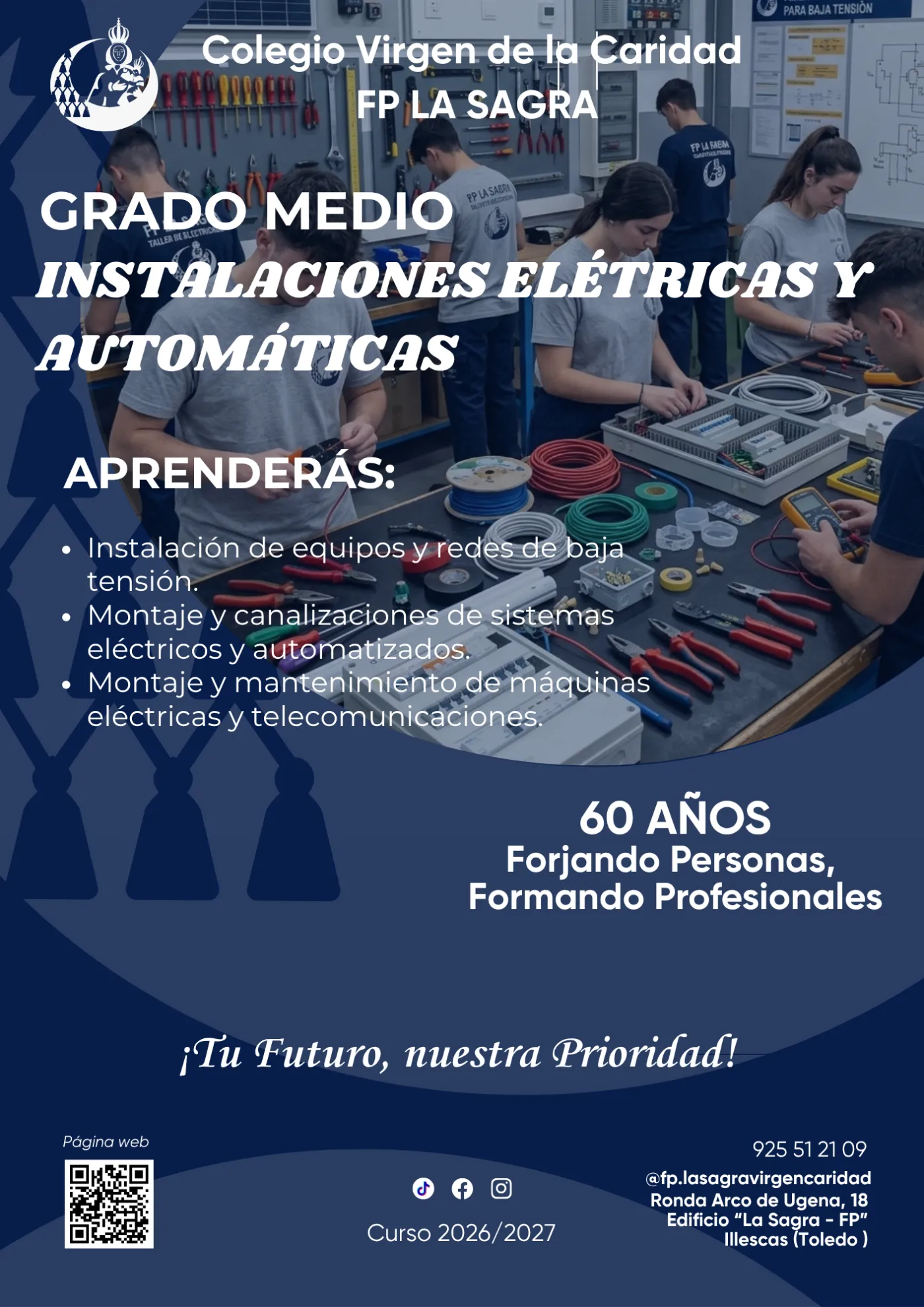 Grado Medio Instalaciones Eléctricas y Automáticas · FP La Sagra Virgen de la Caridad