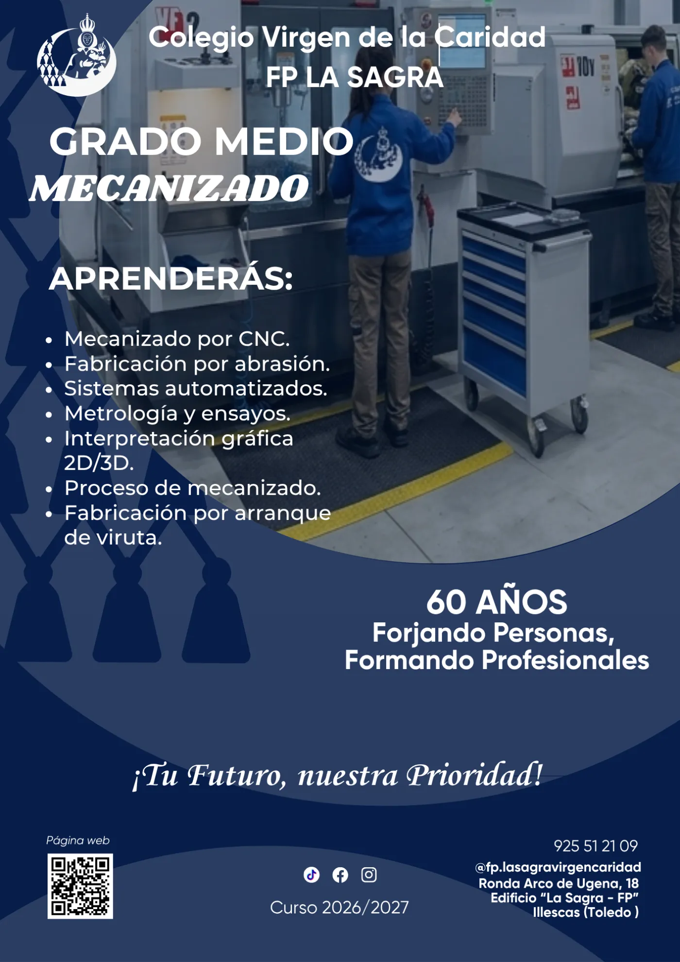 Grado Medio Mecanizado · FP La Sagra Virgen de la Caridad